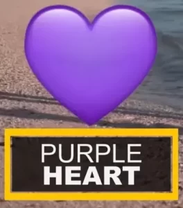 purple heart snapchat